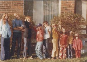 My family circa 1975 (missing the two youngest)